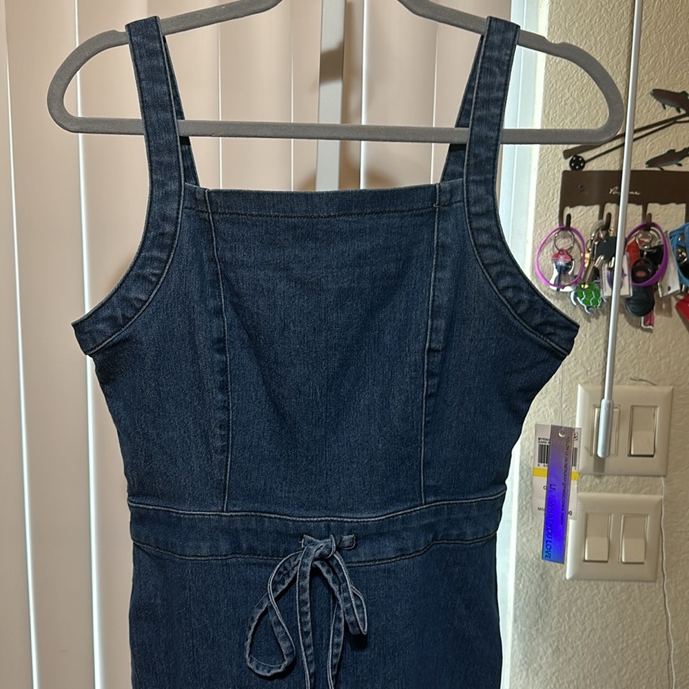 Tinseltown Jean Jumpsuit - Picture 2 of 8